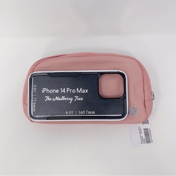 Lululemon Everywhere Belt Bag 1L Water Repellent NWT Fanny Pack Pink Pastel - Picture 8 of 16